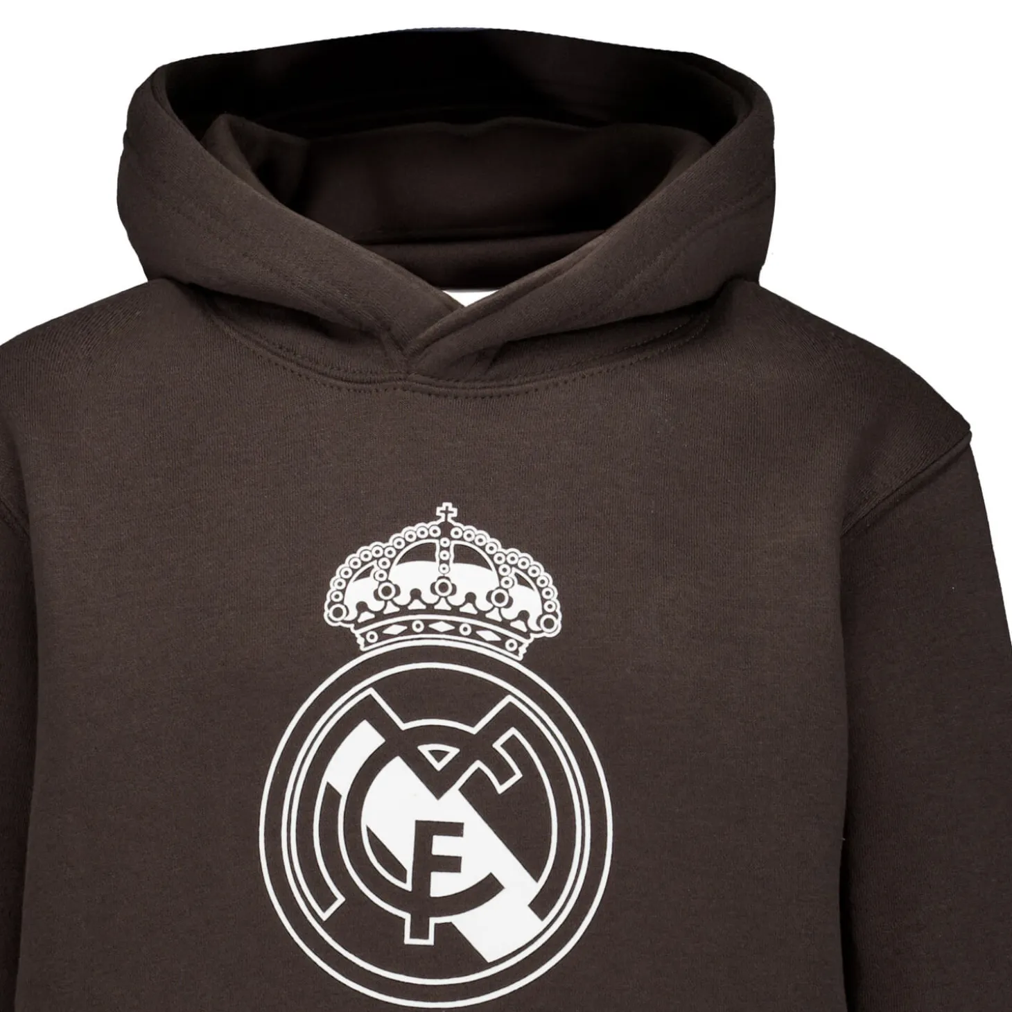 Sport Design Sweden AB Sweatshirts^Youth Color Crest Hoodie Washed Black Real Madrid