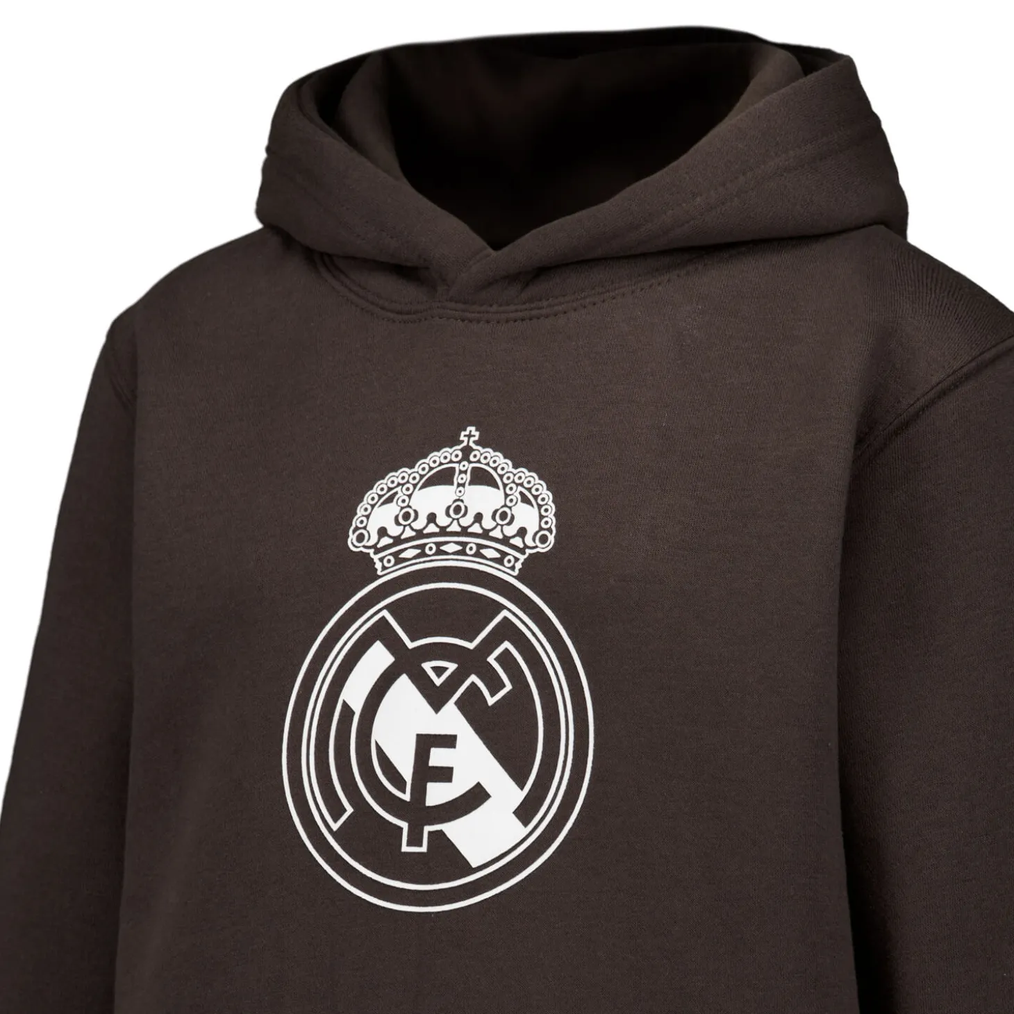 Sport Design Sweden AB Sweatshirts^Youth Color Crest Hoodie Washed Black Real Madrid