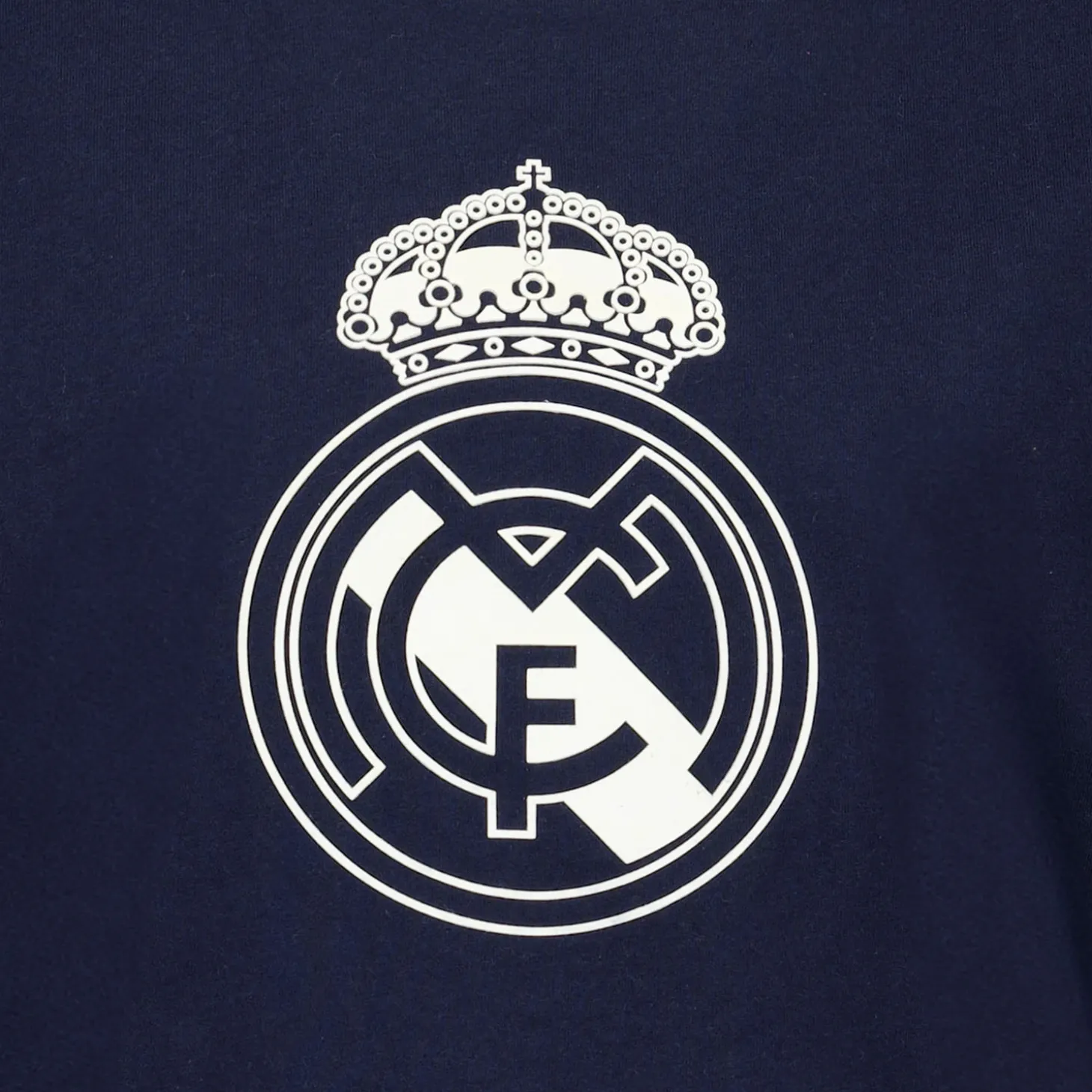 Sport Design Sweden AB T-Shirts^Youth Color Crest T-Shirt Navy Real Madrid