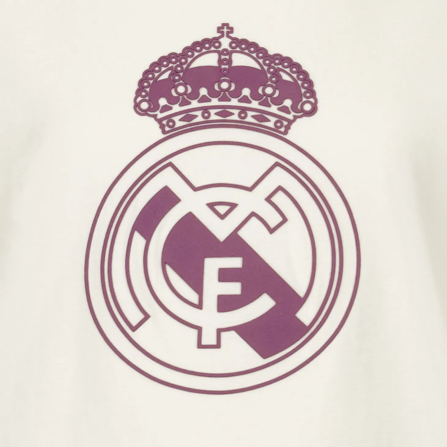 Sport Design Sweden AB T-Shirts^Youth Color Crest T-Shirt Off White Real Madrid