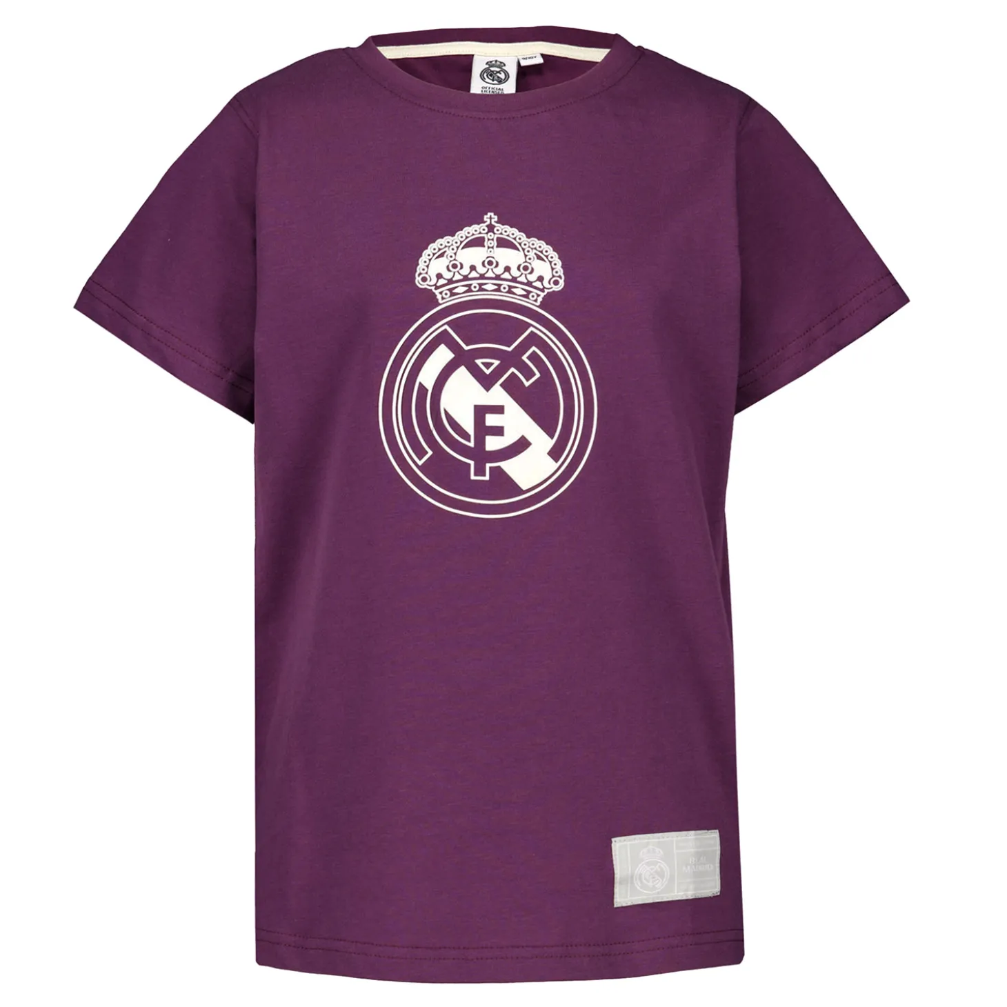 Sport Design Sweden AB T-Shirts^Youth Color Crest T-Shirt Purple Real Madrid