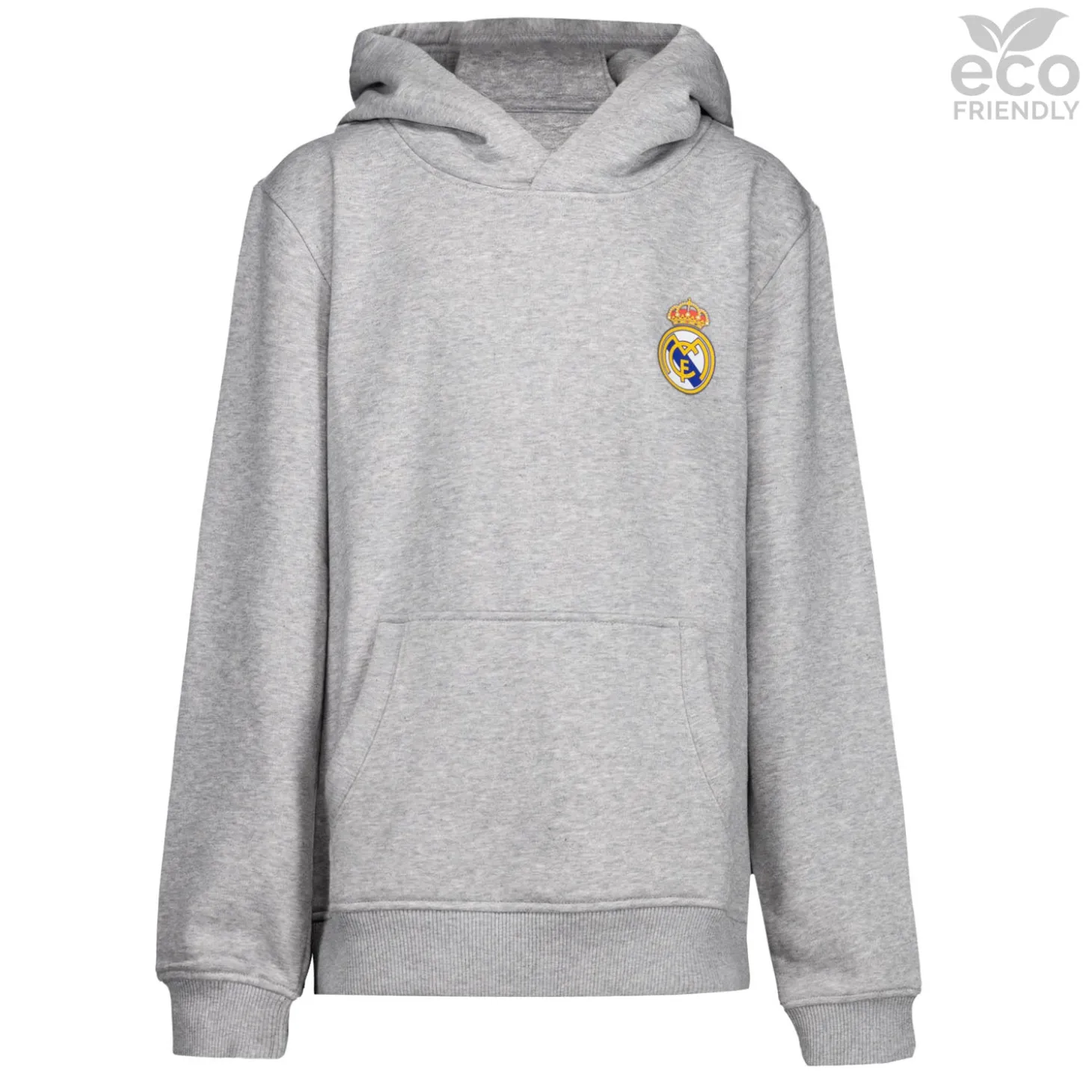 OSDM Sweatshirts^Youth ECO Essentials Real Madrid Color Crest Hoodie Light Grey