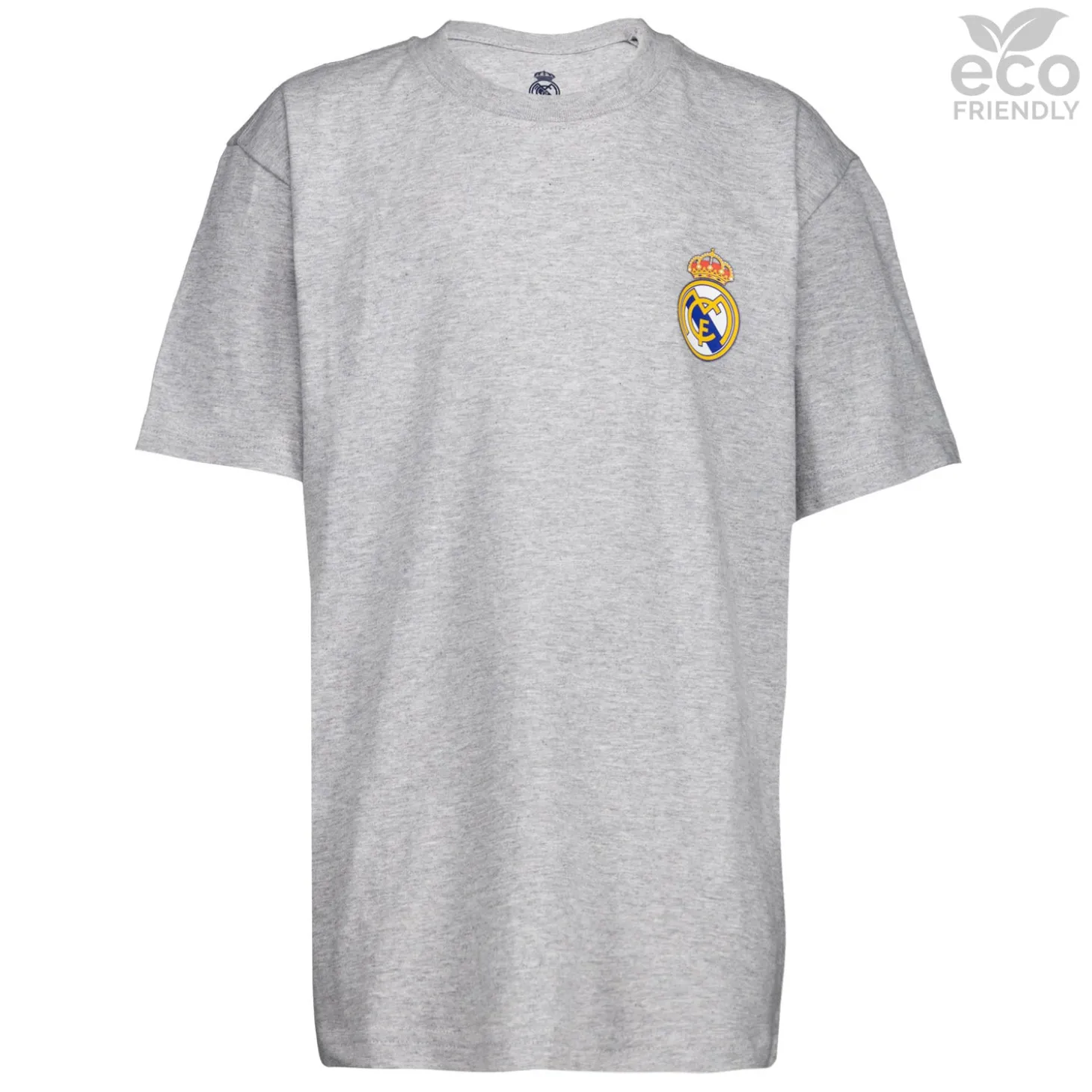OSDM T-Shirts^Youth ECO Essentials Real Madrid Color Crest T-Shirt Light Grey