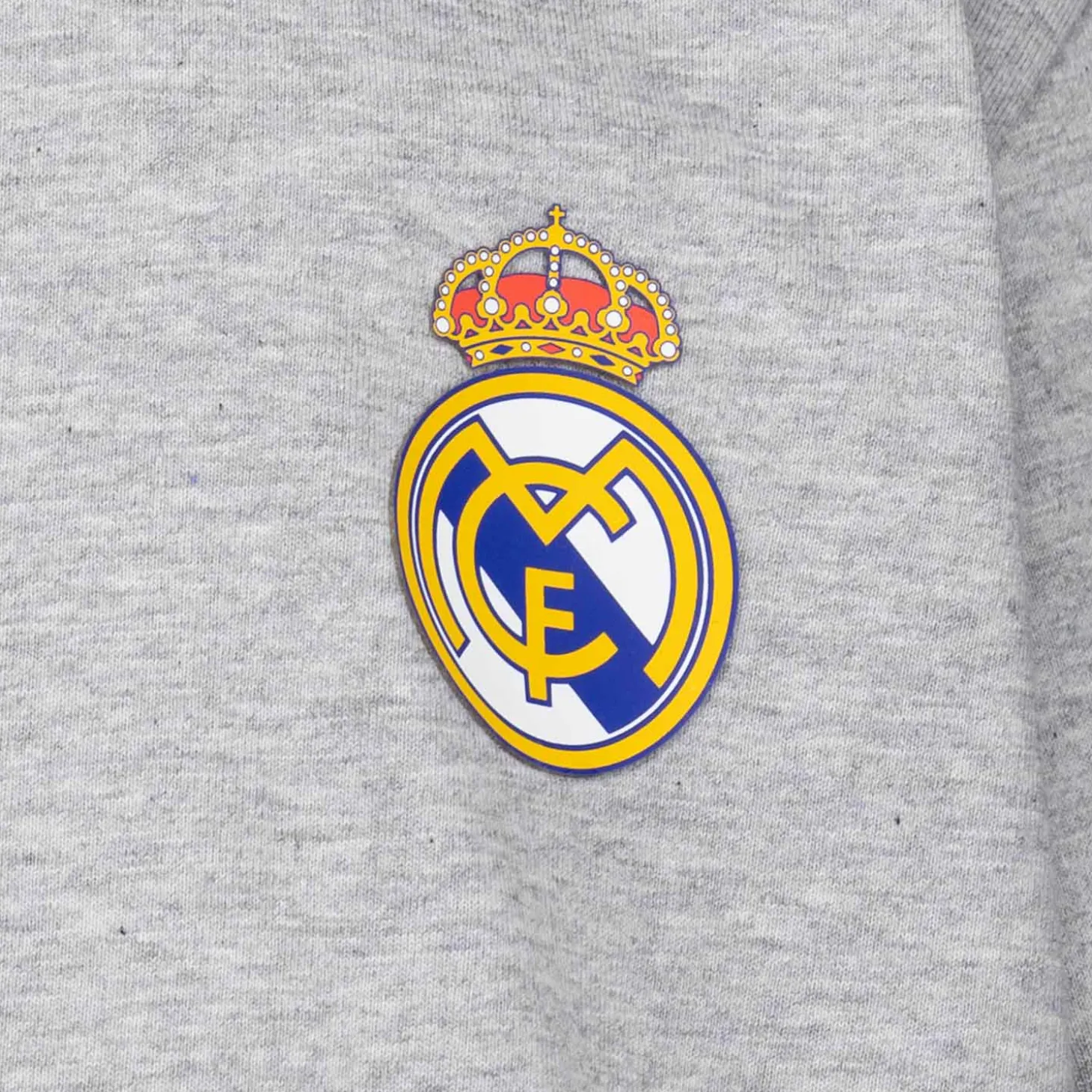 OSDM T-Shirts^Youth ECO Essentials Real Madrid Color Crest T-Shirt Light Grey