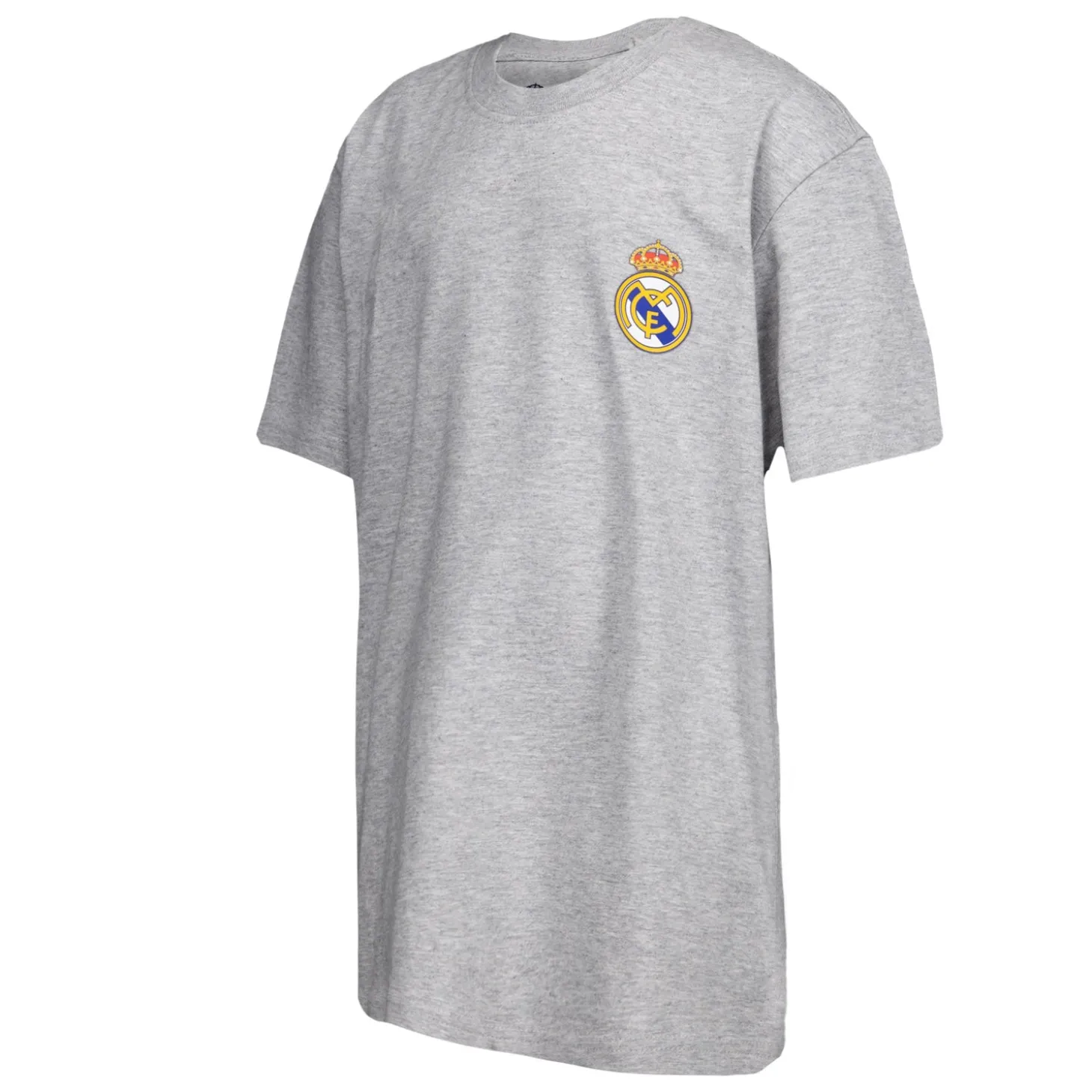 OSDM T-Shirts^Youth ECO Essentials Real Madrid Color Crest T-Shirt Light Grey