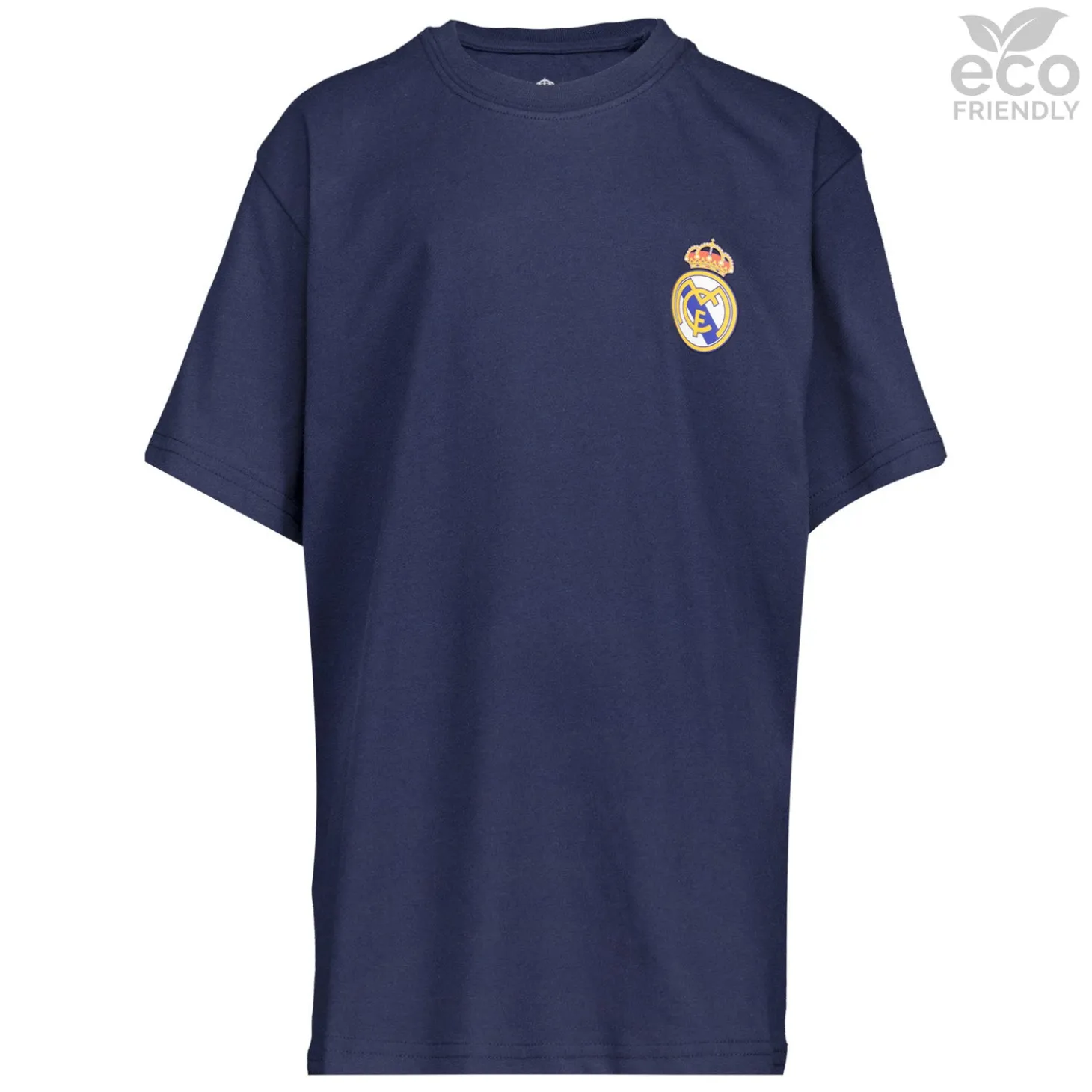 OSDM T-Shirts^Youth ECO Essentials Real Madrid Color Crest T-Shirt Navy