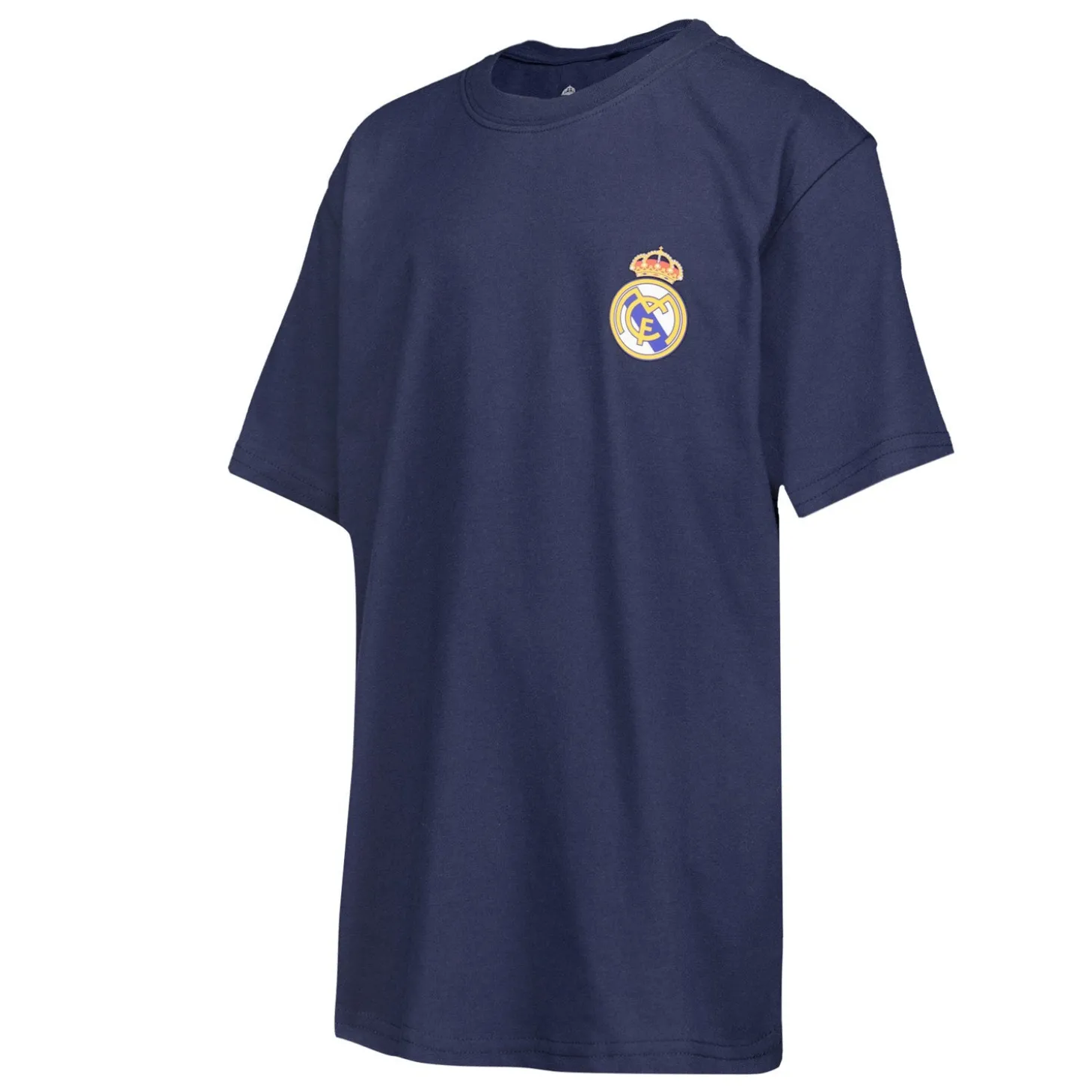 OSDM T-Shirts^Youth ECO Essentials Real Madrid Color Crest T-Shirt Navy