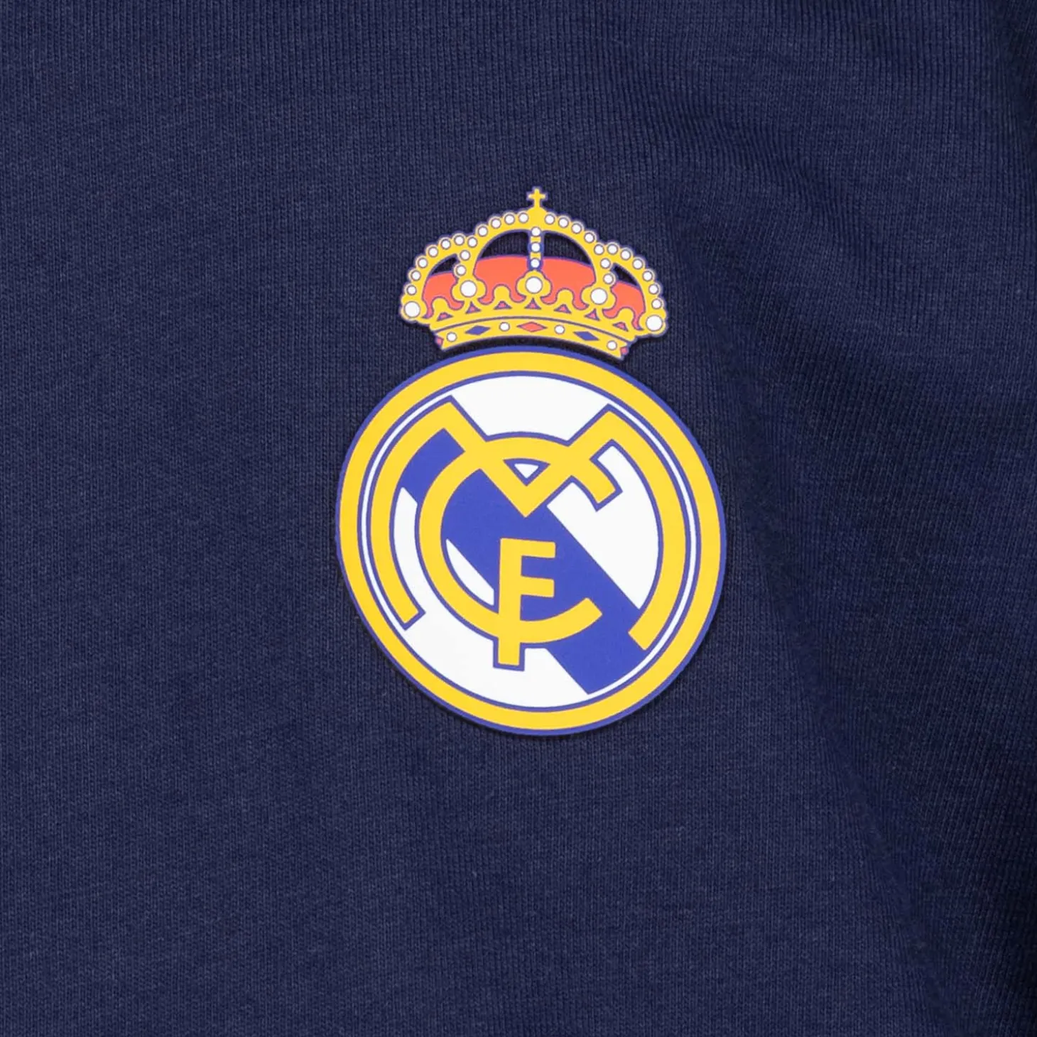 OSDM T-Shirts^Youth ECO Essentials Real Madrid Color Crest T-Shirt Navy