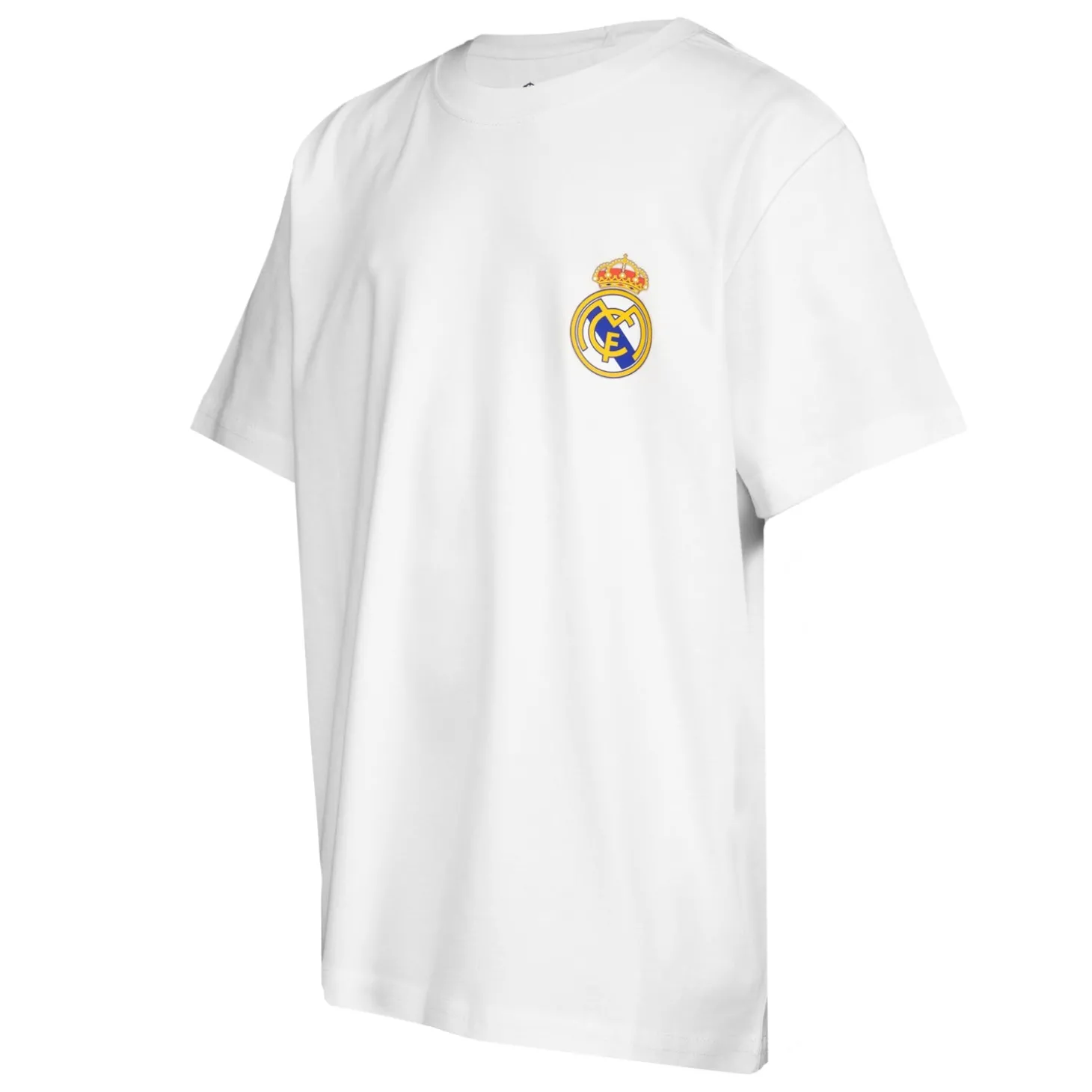 OSDM T-Shirts^Youth ECO Essentials Real Madrid Color Crest T-Shirt White