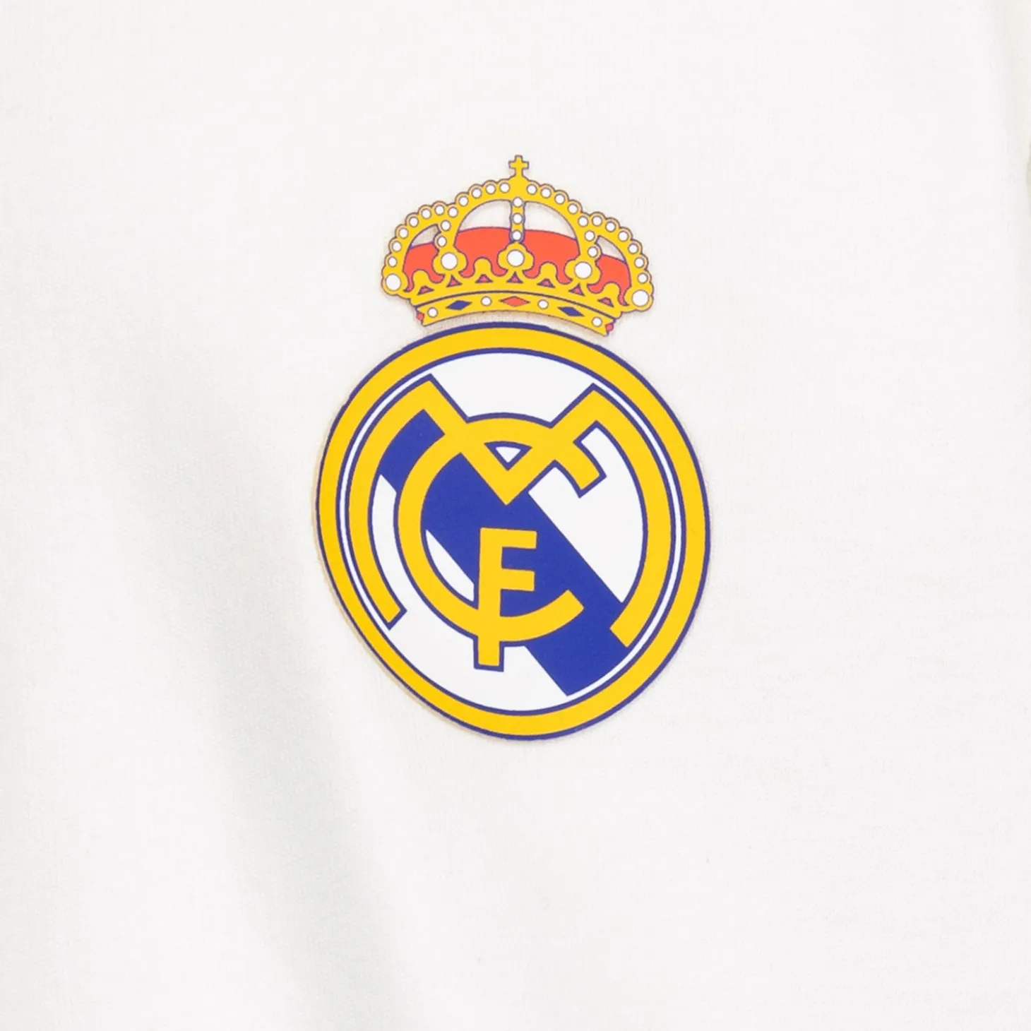 OSDM T-Shirts^Youth ECO Essentials Real Madrid Color Crest T-Shirt White