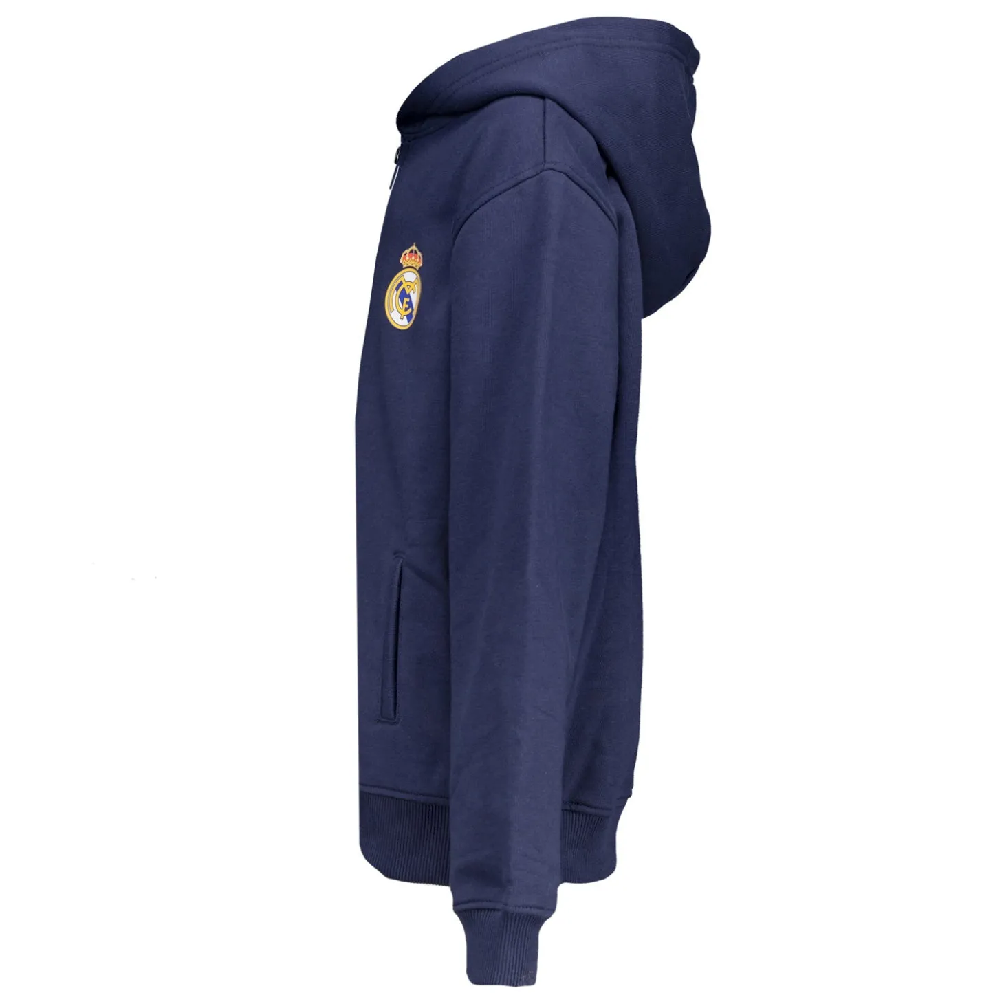 OSDM Sweatshirts^Youth ECO Essentials Real Madrid Color Crest Zip Hoodie Navy