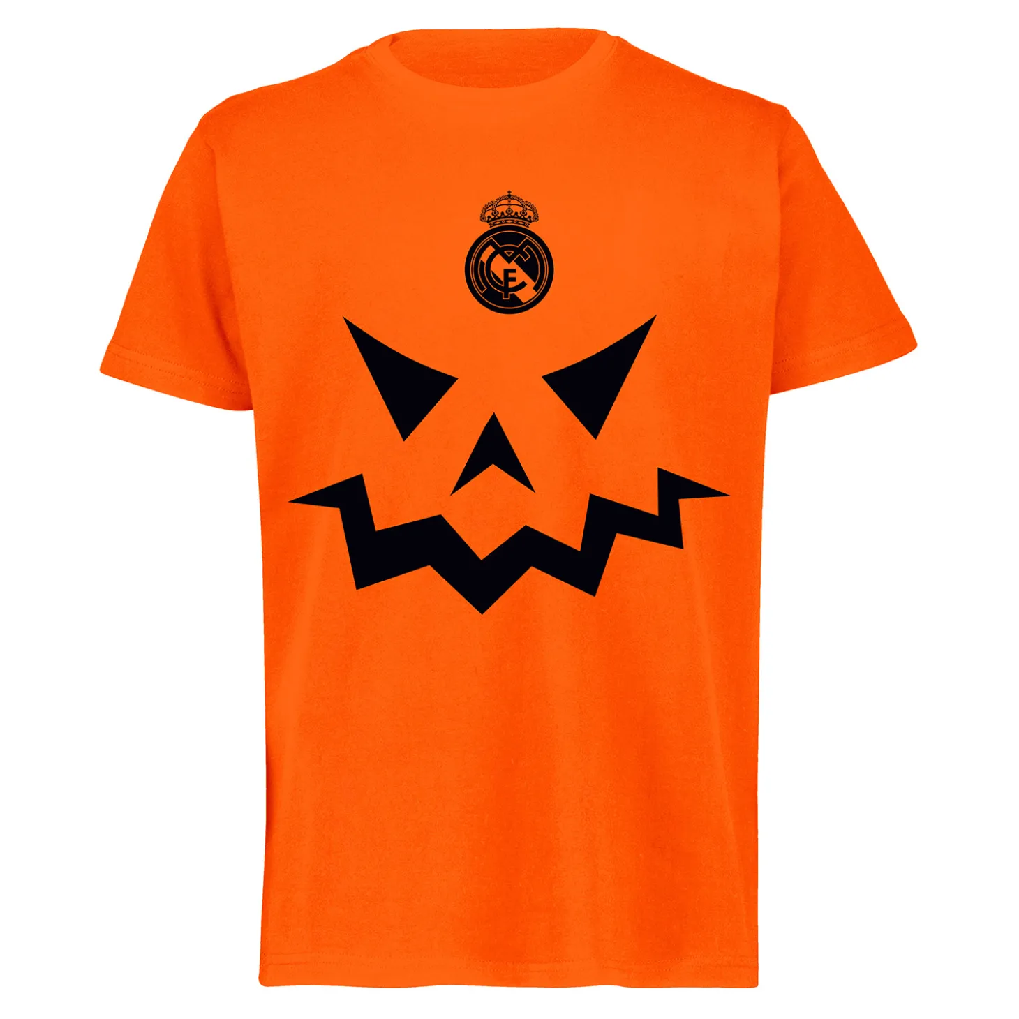 Sport Design Sweden AB T-Shirts^Youth Halloween Pumpkin Face T-Shirt Orange Real Madrid