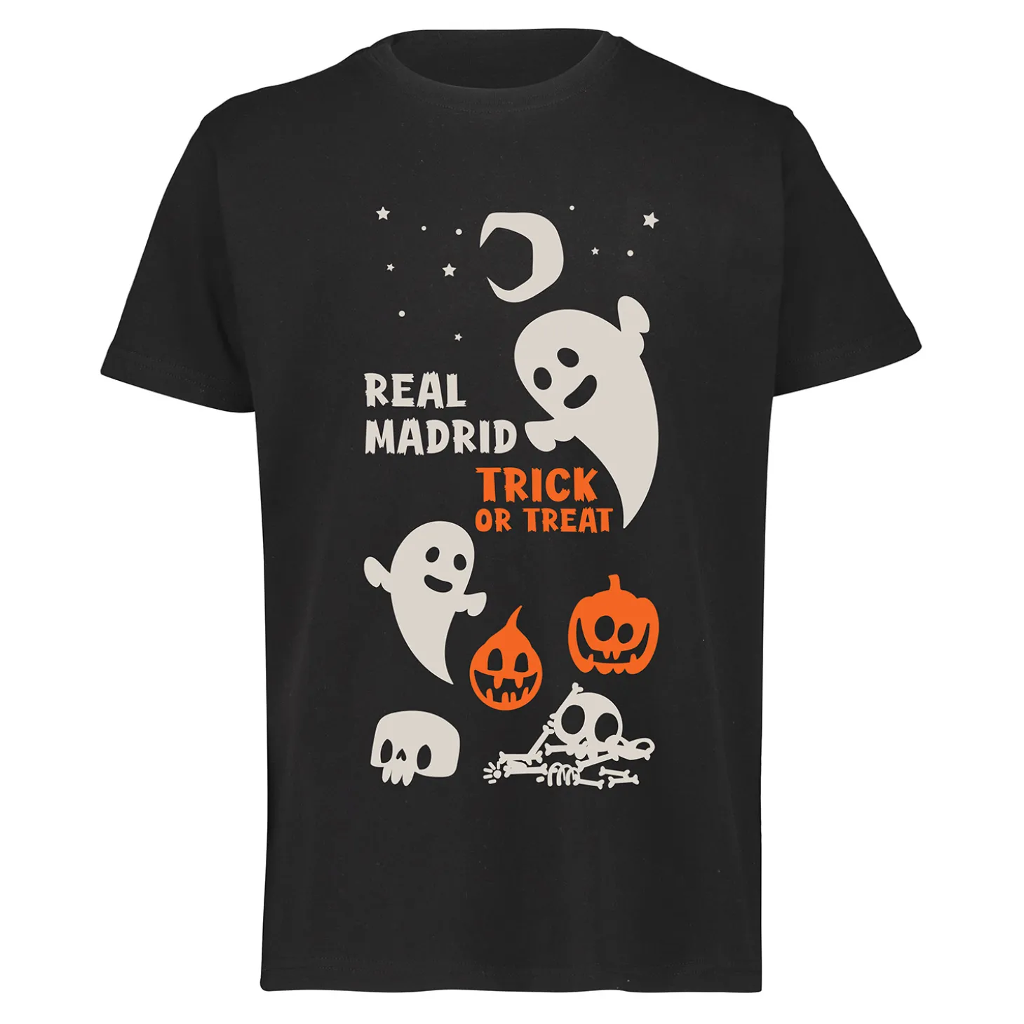 Sport Design Sweden AB T-Shirts^Youth Halloween Trick or Treat T-Shirt Black Real Madrid
