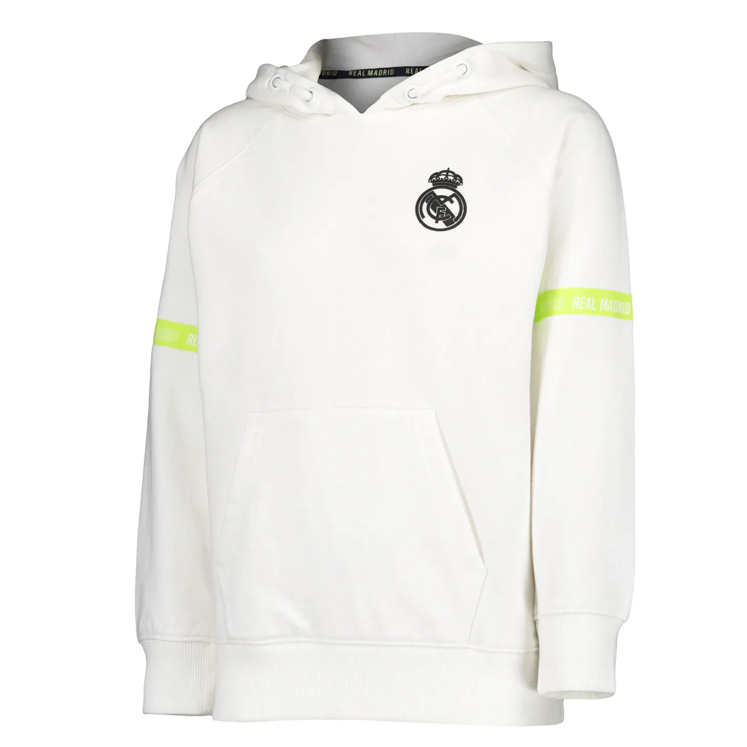 ITEX Sweatshirts^Youth Hoodie Fan Kids Tape Sleeve White Real Madrid