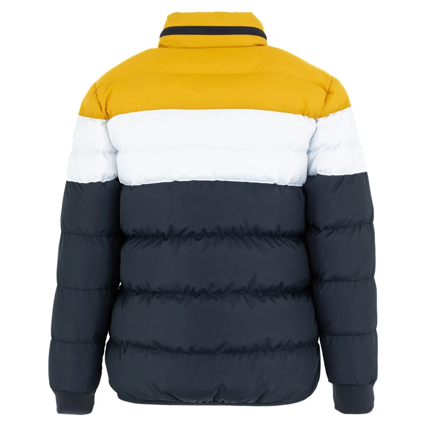 MBA Solutions Jackets^Youth Outerwear Color Block V Shaped Puffer Jacket Navy