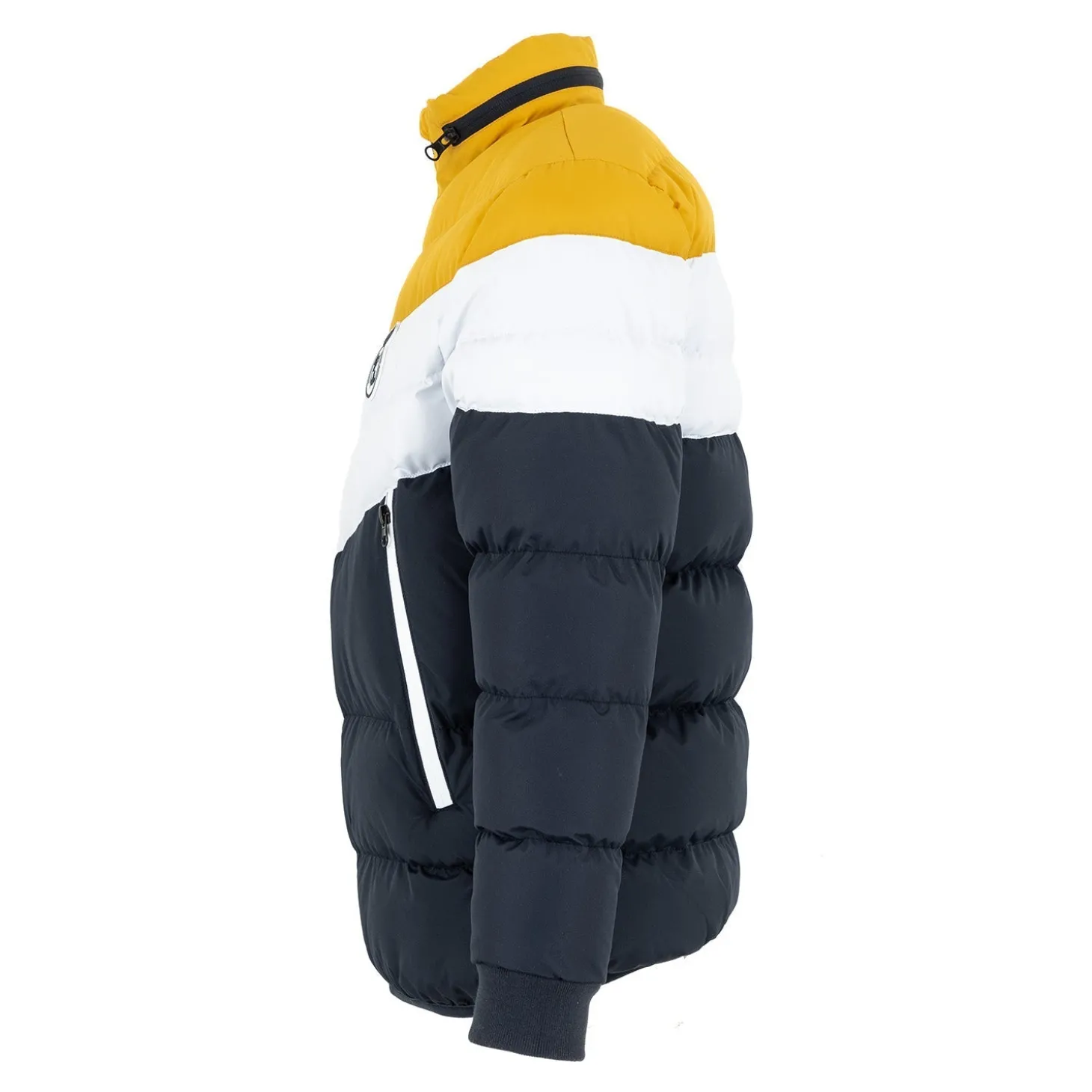 MBA Solutions Jackets^Youth Outerwear Color Block V Shaped Puffer Jacket Navy