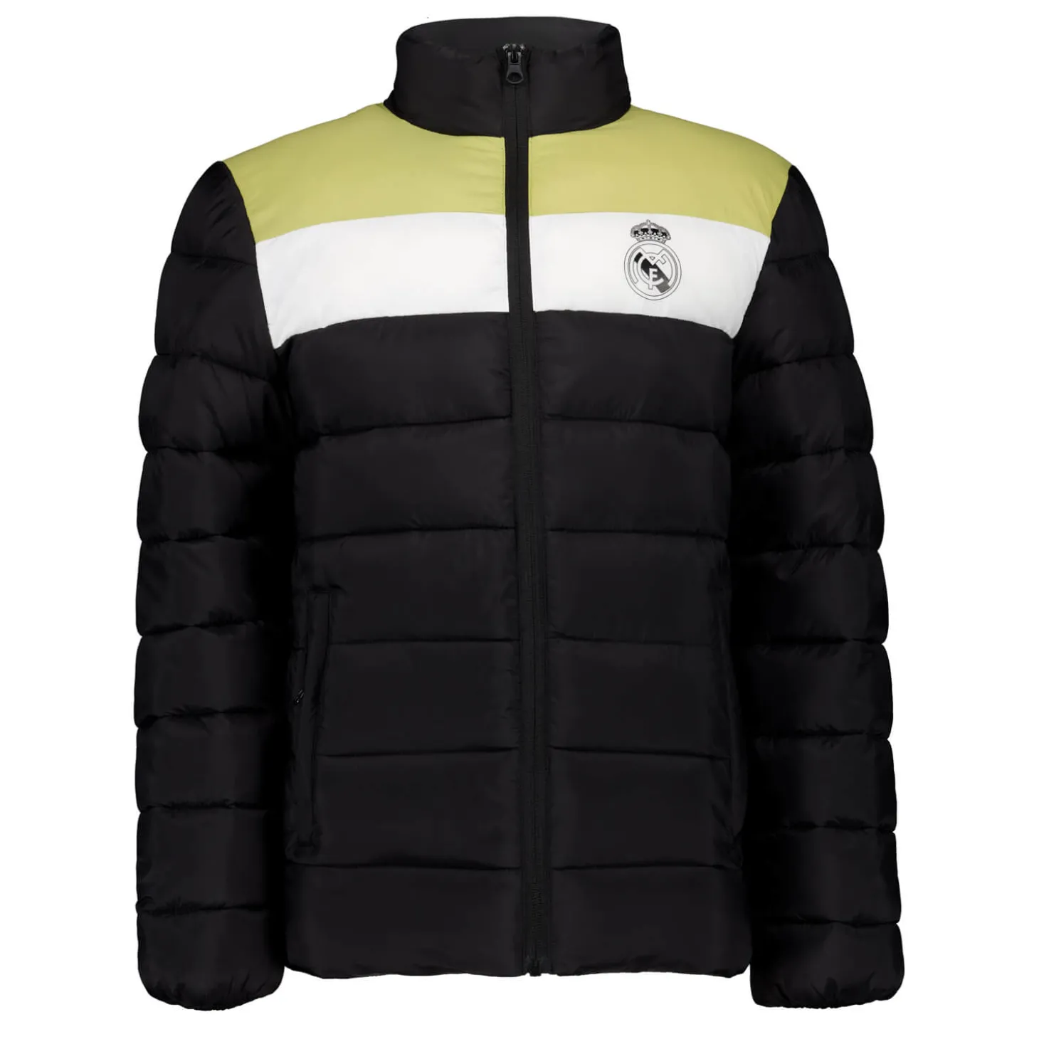 MBA Solutions Jackets^Youth Outerwear Padded Jacket Color Block Black Real Madrid