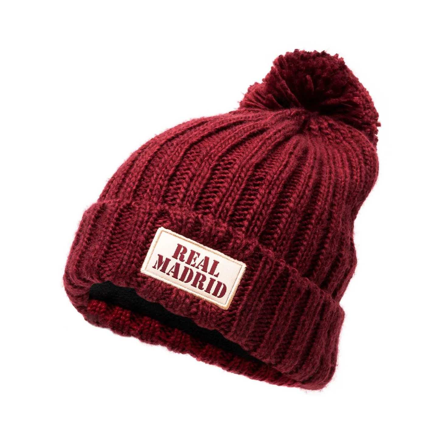 Project Rogers & JLK, S.L. Beanies^Youth Pompom Beanie Burgundy