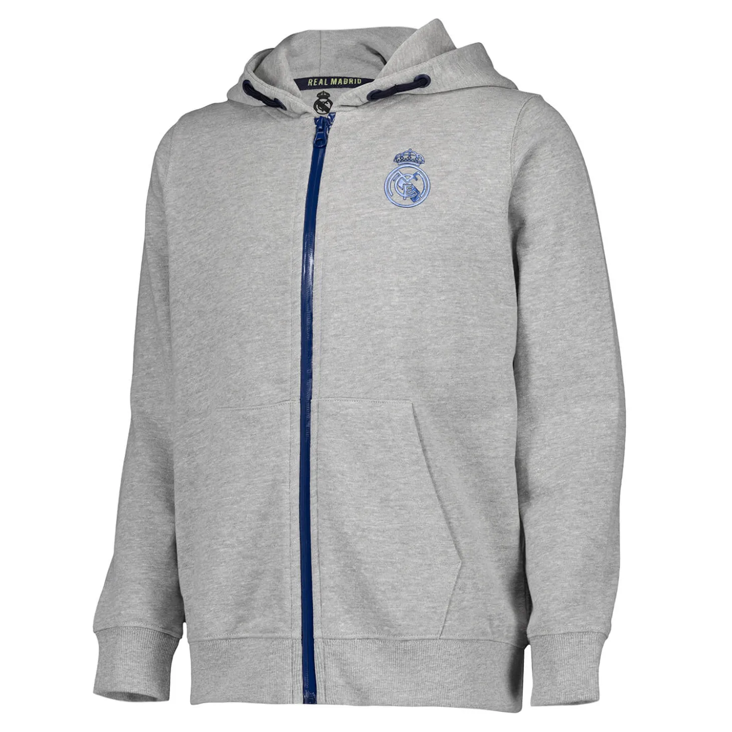 ITEX Tracksuits^Youth Tracksuit Fan Kids Ombre Zip Grey Melange Real Madrid